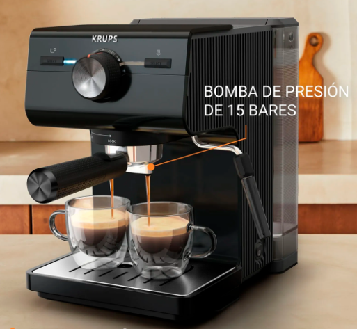 Cafetera Krups Authentic KCXP381810 Negro