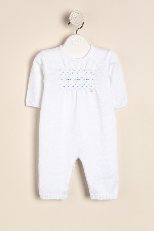 enterito de alg tejido smockee lucile bl/cel