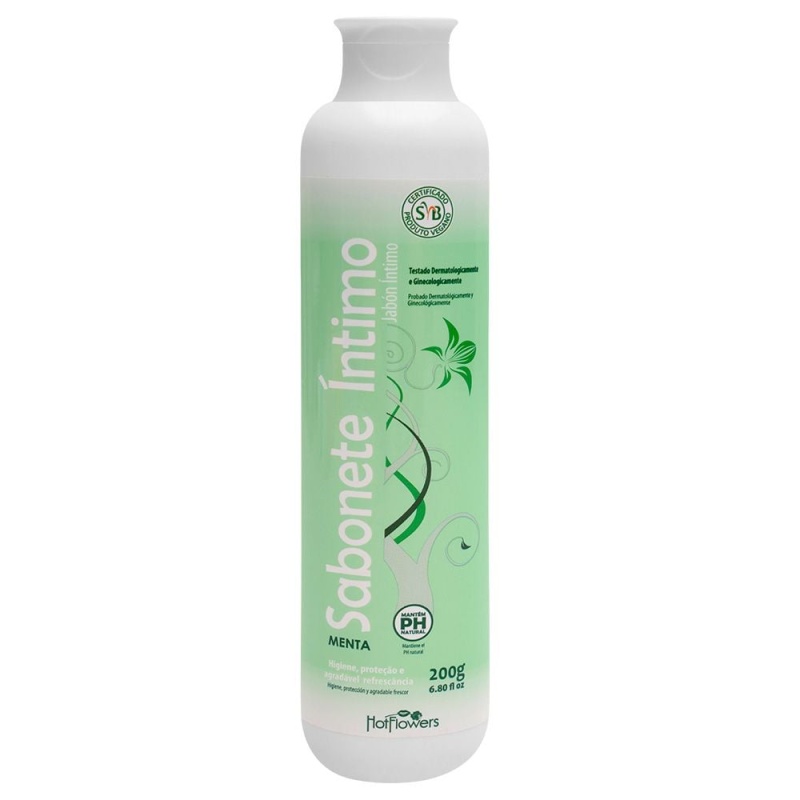 JABON INTIMO CON AROMA A MENTA