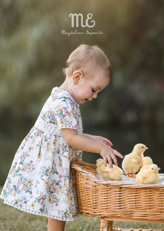 vestido de alg estampado poupee