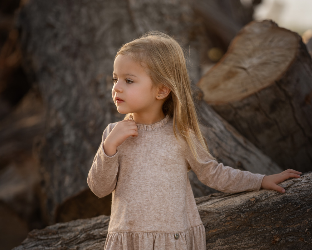 vestido de punto abrigado euge beige