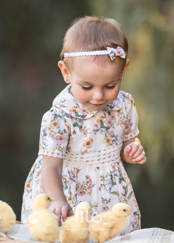 vestido de alg estampado poupee