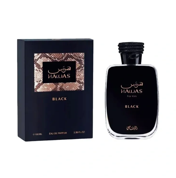 Perfume Hawas Black Rasasi para Hombres 100 ml