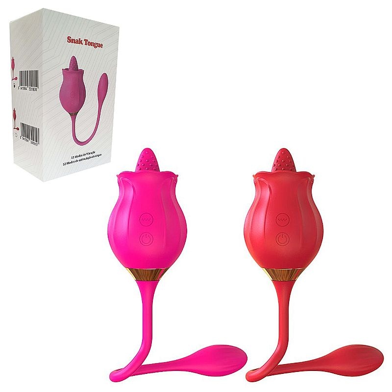 SNAK TONGUE - ROSA CON LENGUA ESTIMULANTE DE CLITORIS Y PUNTO G - SI