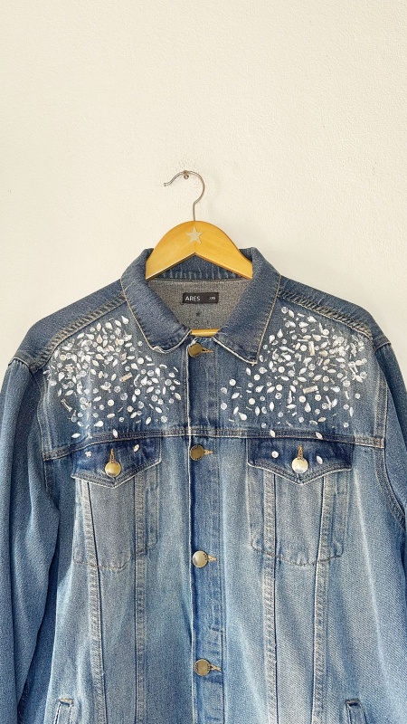 Campera Denim Customizada