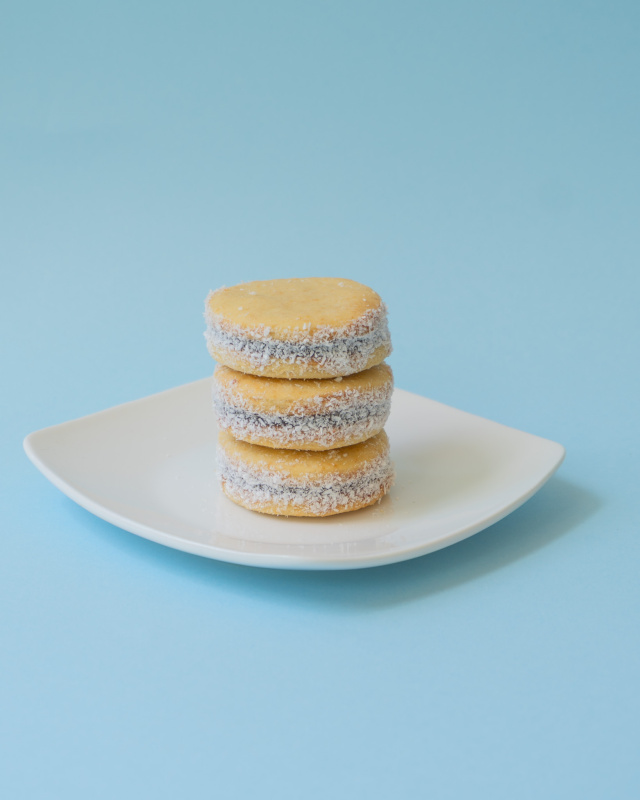 Alfajor de avena con Dulce de leche ligth