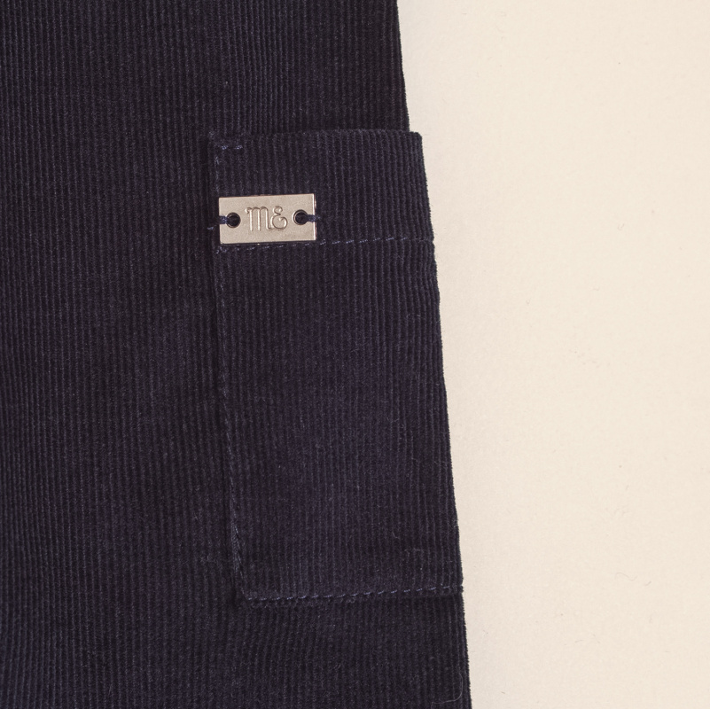 pantalon de corderoy antonino azul