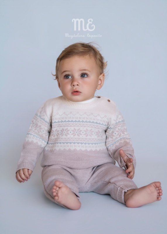conjunto tejido con jacquard joseph marie