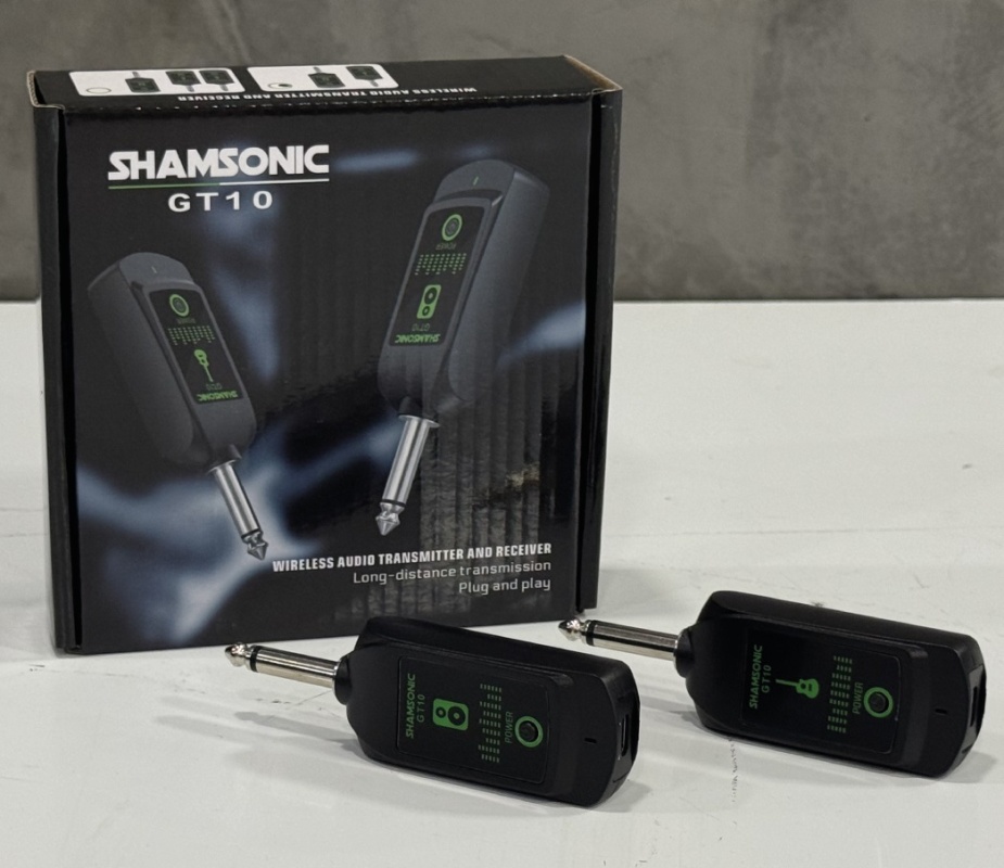 Sistema de transmisor y receptor inalámbrico UHF Shamsonic GT 10