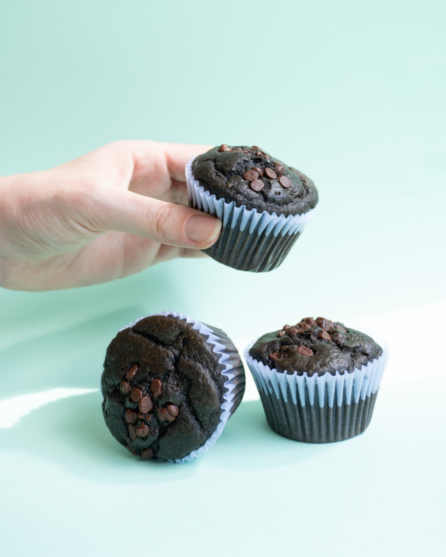 Muffin de Avena con Chips de Chocolate. (1 unidad)