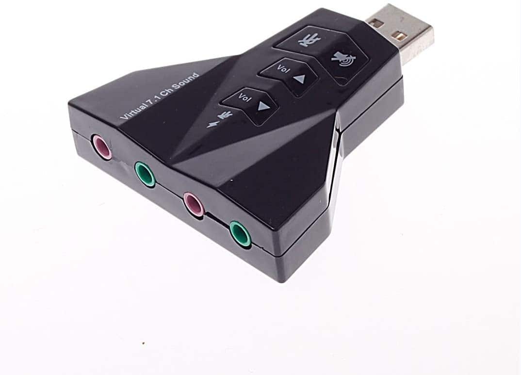 Tarjeta de sonido USB audio 7.1 Dual (AD-59)