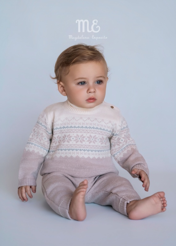 conjunto tejido con jacquard joseph marie