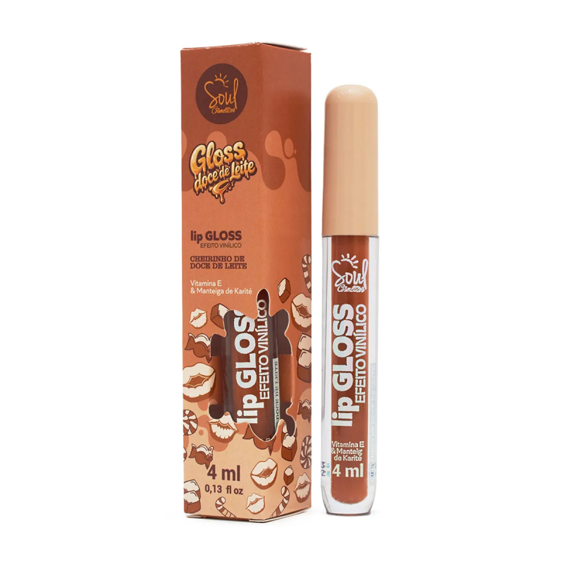 LIP GLOSS DOCE DE LEITE - SOUL COSMETICS