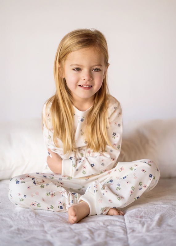 pijama de algodon pima estamp