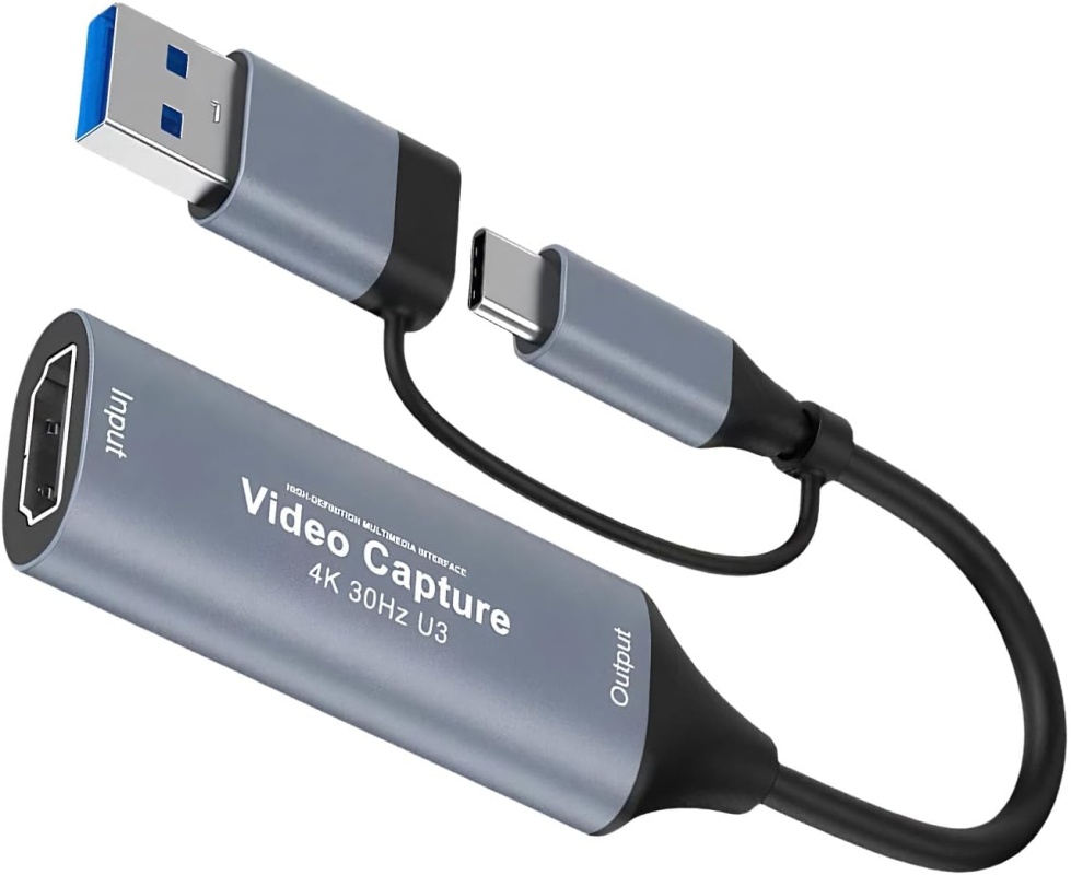 Capturadora de video HDMI + USB C