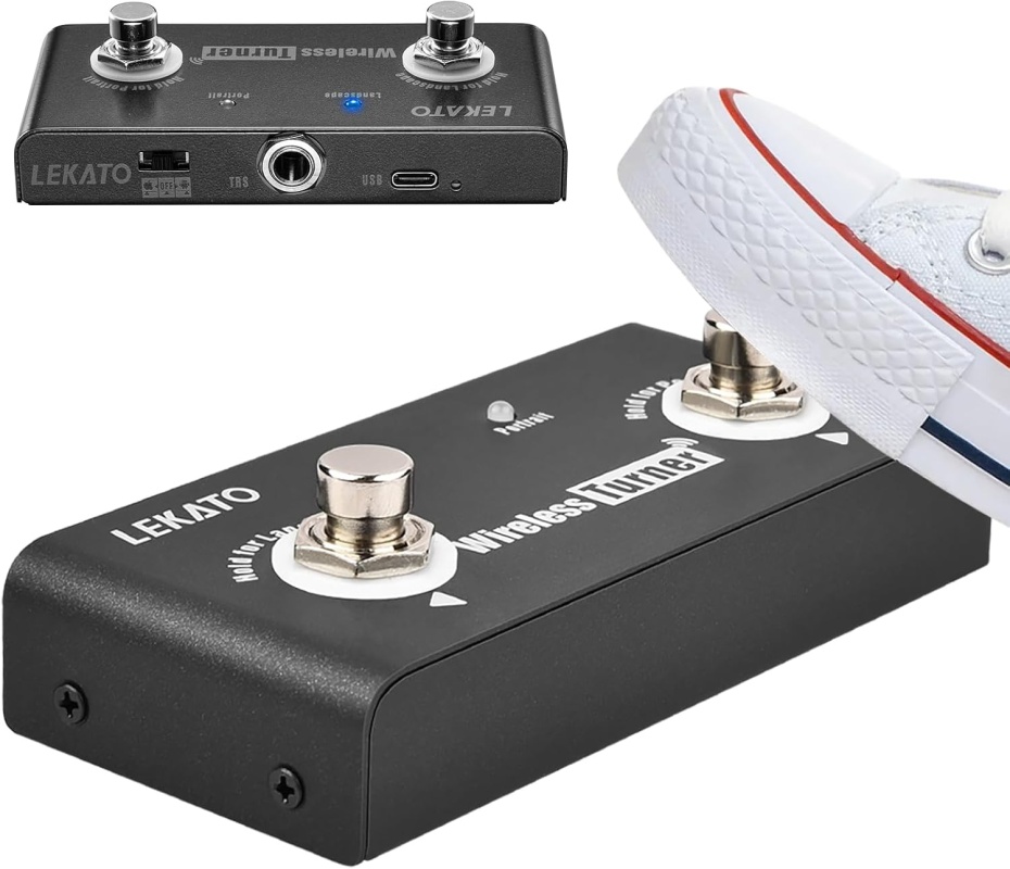 Pedal pasador de página LEKATO
