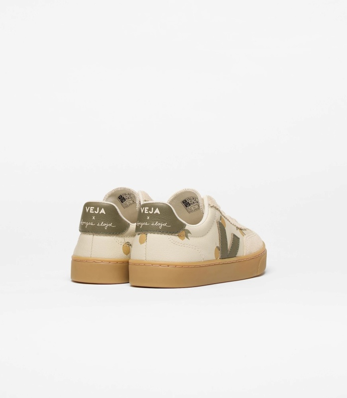 small volley leather lemon argile