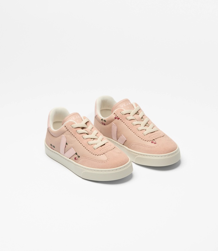 small volley leather cherry petale