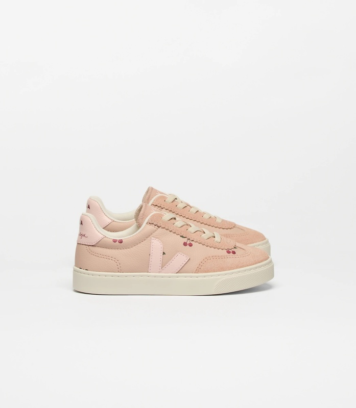 small volley leather cherry petale