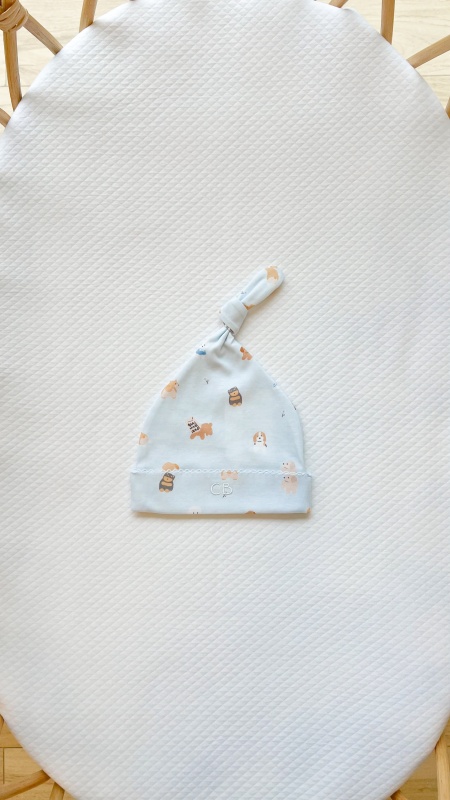 gorro estamp cute bl/cel