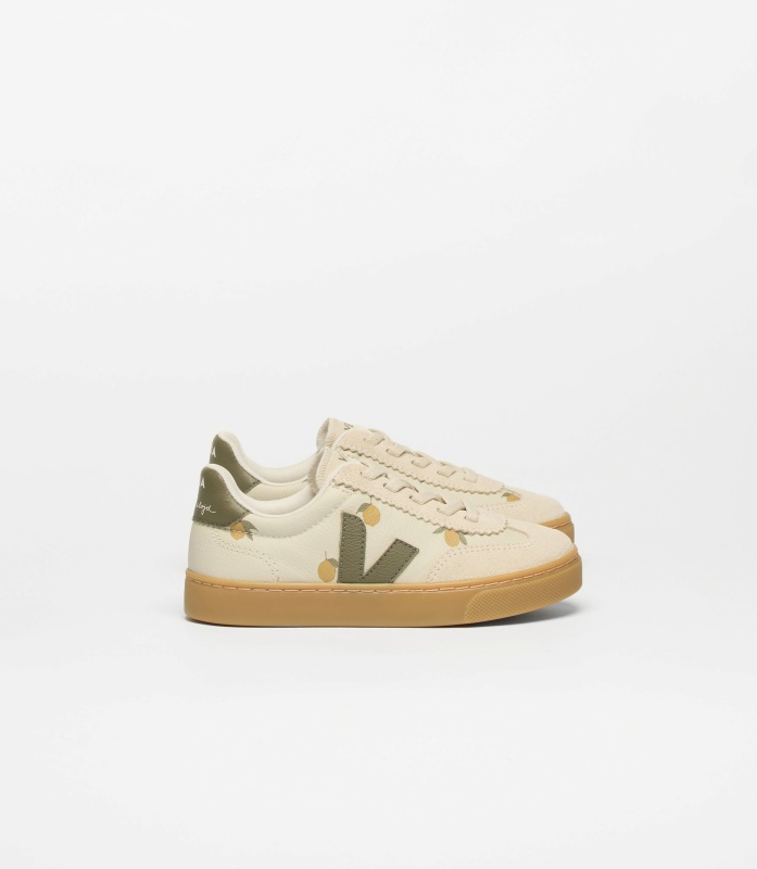 small volley leather lemon argile