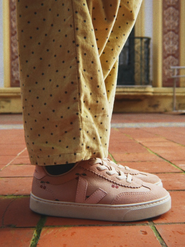 small volley leather cherry petale