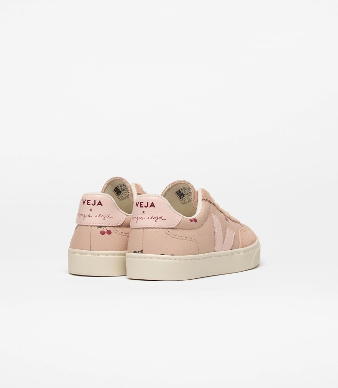 small volley leather cherry petale