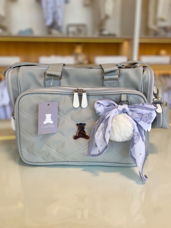 bolsa termica anne urso cinza